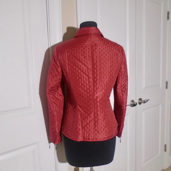 TALBOTS Lightweight Pressed Dot Quilted Jacket - Picture 6 of 8